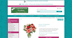 Desktop Screenshot of conventionfloral.com